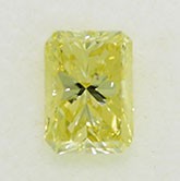 Radiant Cut Diamond 0.30ct - Fancy Yellow VVS2