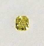 Radiant Cut Diamond 0.52ct - VVS1 Fancy Intense Yellow
