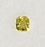 Radiant Cut Diamond 0.52ct - VVS1 Fancy Intense Yellow